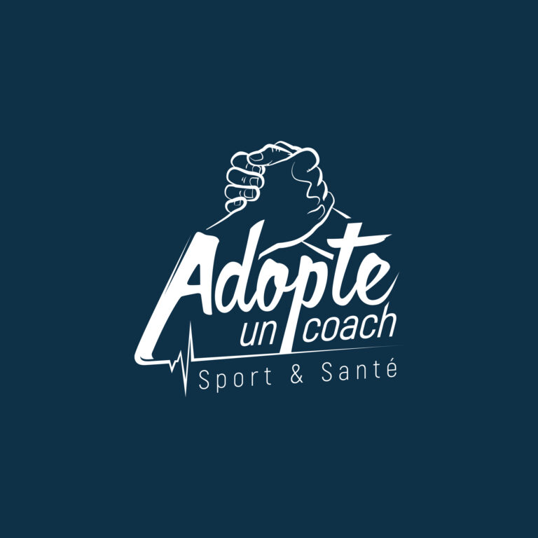 Adopte un coach fond bleu