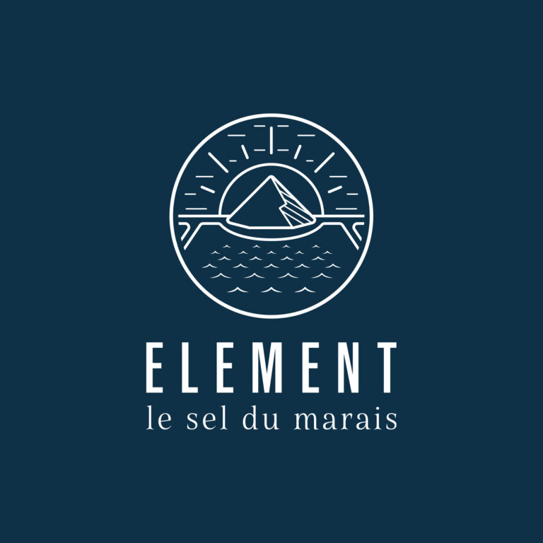 Logo Element fond bleu